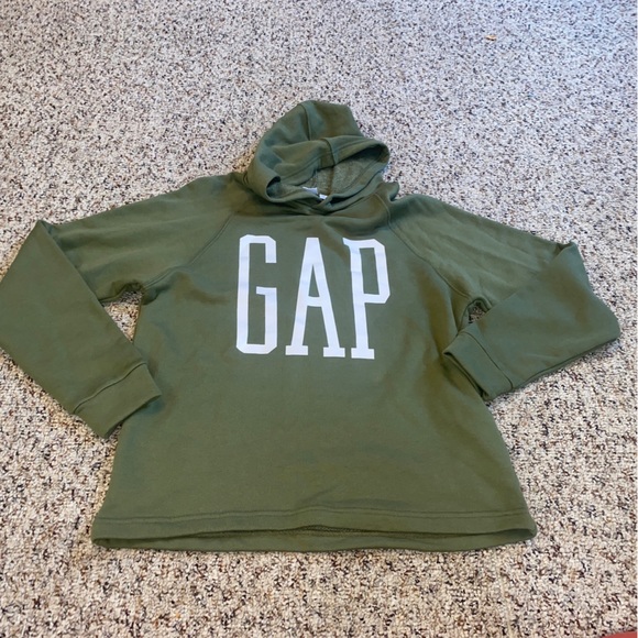 Sage Green Gap Hoodie Size Medium - Picture 1 of 9